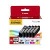 Picture of Canon PGI-280XL/CLI-281 5 Color Pack Compatible to TR8520, TR7520, TS9120 Series,TS8120 Series, TS6120 Series