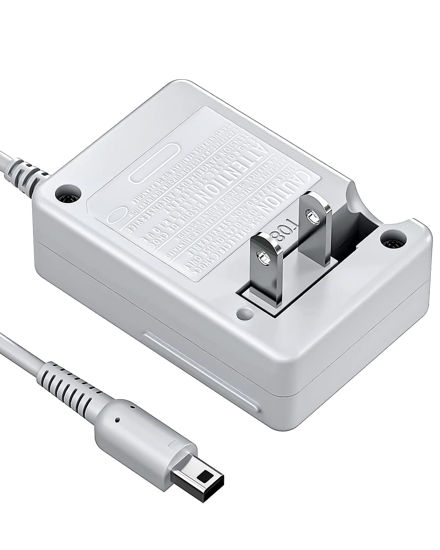 Picture of VOYEE 3DS Charger Compatible with Nintendo 3DS/ DSi/DSi XL/ 2DS/ 2DS XL/New 3DS XL 100-240V Wall Plug Adapter