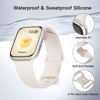 Picture of Sport Silicone Band Compatible with Apple Watch Bands 40mm 38mm 41mm 44mm 45mm 42mm 49mm Women Men,Soft Wristband Waterproof Replacement Sport Strap for iWatch Bands Series 9 8 7 6 5 4 3 2 1 SE Ultra