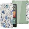 Picture of MoKo Case for All-new 7" Kindle Paperwhite 12th Gen 2024&Kindle Colorsoft Signature Edition 2024,Ultra Clear Soft Flexible Transparent TPU Back Cover Light Shell with Auto Wake/Sleep,White Blue Floral