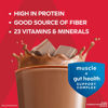 Picture of Atkins Strong High Protein Shake, Milk Chocolate, 30g Protein, 7g Prebiotic Fiber, Muscle & Gut Health Support Complex, 12 Count