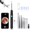 Picture of Ear Wax Removal - Earwax Remover Tool with 8 Pcs Ear Set - Ear Cleaner with Camera - Earwax Removal Kit with Light - Ear Camera with 6 Ear Spoon - Ear Cleaner for iOS & Android (Black)