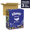 Picture of Kleenex Ultra Soft Facial Tissues, 3 Flat Boxes, 120 Tissues per Box, 3-Ply (360 Total Tissues), Packaging May Vary