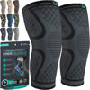 Picture of Modvel Compression Knee Brace for Women & Men - 2 Pack Knee Brace for Women Running Knee Pain, Knee Support Compression Sleeve, Workout Sports Knee Braces for Meniscus Tear ACL & Arthritis Pain Relief