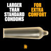 Picture of TROJAN Magnum Lubricated Large Condoms, Comfortable and Smooth Lubricated Condoms for Men, America’s Number One Condom, 36 Count Pack