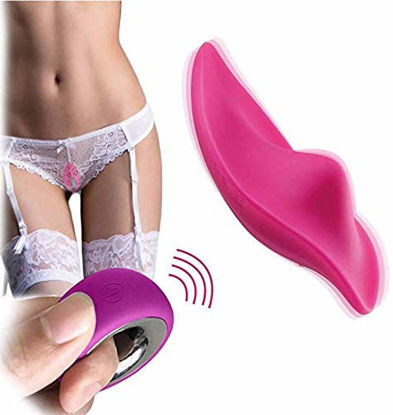 Picture of Wearable Panty Vibrators Adult Sex Toys for Women or Couples, Remote Control Clit Mini Vibrator with 12 Vibrating Modes Vibrating Panties Quite Rose Dildos Sex Machine