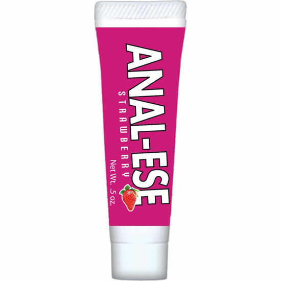Picture of Nasstoys Anal-ESE Flavored Desensitizing Gel, Strawberry -1 Pack .5oz