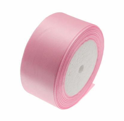 Picture of ATRBB 25 Yards 1-1/2 inch Wide Satin Ribbon Perfect for Wedding,Handmade Bows and Gift Wrapping(Pink)