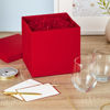 Picture of Hallmark Medium Gift Box with Lid and Shredded Paper Fill (Red 7 inch Box) for Birthdays, Graduations, Anniversaries, Christmas, Valentine's Day, All Occasion