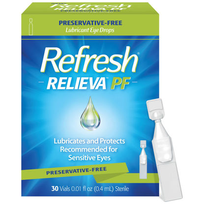 Picture of Refresh RELIEVA PF Preservative-Free Tears, 0.01 fl oz (0.4 mL), 30 Single-Use Containers
