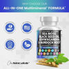 Picture of Clean Nutraceuticals Sea Moss Black Seed Oil Ashwagandha Turmeric Bladderwrack Burdock & Vitamin C Vitamin D3 with Elderberry Manuka Dandelion Yellow Dock Iodine Chlorophyll ACV