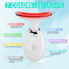 Picture of Facial Massager Red-Light-Therapy-for-Face and Neck, Face 𝖲 culpting Wand with 7 Color (White)