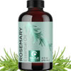 Picture of Pure Rosemary Essential Oil with Dropper - Undiluted Rosemary Oil for Hair Skin and Nails and Refreshing Aromatherapy Oil for Diffusers - Rosemary Essential Oil for Cleansing Dry Scalp Care 4oz