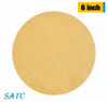 Picture of S SATC 100 PCS PSA Sanding Discs 6 Inch Adhesive Backed Sandpaper 80 Grit Sander Attachment for Drill Self Stick Aluminum Oxide Round Automotive Sandpaper with Sticky Back