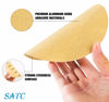 Picture of S SATC 100 PCS PSA Sanding Discs 6 Inch Adhesive Backed Sandpaper 80 Grit Sander Attachment for Drill Self Stick Aluminum Oxide Round Automotive Sandpaper with Sticky Back
