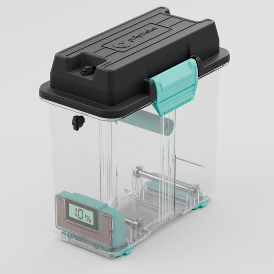 Picture of Polymaker 3D Printing Filament Storage Box - PolyDryer Box for Continuous Filament Sealing and Protection, 3D Printer Filament Holder Compatible with PA Nylon, PLA, PVB, PETG, ABS, TPU 1.75mm 2.85mm