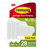 Picture of Command 15 lb & 10 lb Large and Medium Picture Hanging Strips 28 Assorted Pairs (56 Command Strips), Damage Free Hanging Picture Hangers, Wall Hanging Strips for Home Decor, White Adhesive Strips