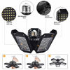 Picture of Mefflypee 2 Pack LED Garage Lights, 120W Deformable LED Garage Ceiling Light with 5 Adjustable Panels, 12000LM E26 Shop Lamp for Basement, Barn, High Bay, Store (2 Pack)