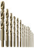 Picture of BOSCH CO14B 14-Piece Assorted Set with Included Case - Cobalt M42 Metal Drill Bits with Three-Flat Shank for Drilling Applications in Stainless Steel, Cast Iron, Titanium, and Light-Gauge Metal