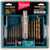 Picture of Makita B-65399 Impact Gold 14 Pc. Titanium Drill Bit Set, 1/4 In. Hex Shank