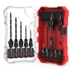 Picture of EZARC Countersink Drill Bit Set, 15 PCS Tapered Drill Bits Counter Sink Drill Bit with 2PCS Wood Plug Cutter 1/4" Hex Shank Quick Change for Woodworking with Storage Box