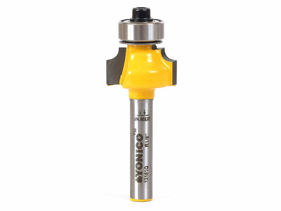 Picture of YONICO 13161q 1/8-Inch Radius Round Over Edge Forming Router Bit 1/4-Inch Shank