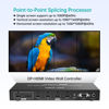 Picture of MT-VIKI 4K@60Hz HDMI+DP Video Wall Controller 2X2, Support 90°/ 180° /270° Rotate, Support Resolution UP to 4K@60Hz for 2X2 Mode, 8K@60Hz for 1X4 Mode (2 Input 4 Output)