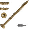 Picture of Wensilon #10 * 3" Deck Screws, (137pcs)2 lbs.Exterior Wood Screws, Rust Resistant epoxy Coated, Bronze, T25 Star Bit