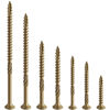 Picture of Wensilon #10 * 3" Deck Screws, (137pcs)2 lbs.Exterior Wood Screws, Rust Resistant epoxy Coated, Bronze, T25 Star Bit