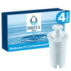 Picture of Brita Plus Water Filter, BPA-Free, High-Density Replacement Filter for Pitchers and Dispensers, Reduces 2x Contaminants*, Lasts Two Months or 40 Gallons, Includes 4 Filters