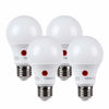 Picture of TORCHSTAR Dusk to Dawn Light Bulbs Outdoor, Sensor A19 LED Light Bulb, Auto on/Off Photocell Automatic for Outdoor Lighting, 5000K, Pack of 4