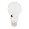Picture of Amazon Basics A19 Dusk to Dawn Sensor LED Outdoor Light Bulb, 60W Equivalent, Energy-Efficient 9W, Daylight 2700K, E26 Base, 10,000 Hours, 2 Count (Pack of 1)