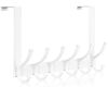 Picture of Over The Door Hooks, Over The Door Hanger Hook, Over The Door Towel Rack for Bathroom, Door Towel Hanger for Hanging Coats Hats (1Pack，White)