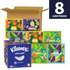 Picture of Kleenex Ultra Soft Facial Tissues, 8 Cube Boxes, 80 Tissues per Box, 3-Ply, Packaging May Vary
