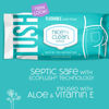 Picture of Nice 'N Clean Adult Flushable Wipes (8 x 42 Count) | Personal Cleansing Wipes Made from Plant-Based Fibers | Infused with Aloe & Vitamin E