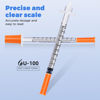 Picture of 1ml Syringe, Syringes 31G 5/16" 8mm 1cc Inch, Individually Wrapped, Pack of 25