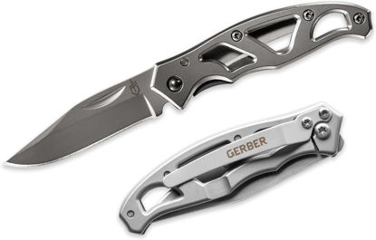 Picture of Gerber Gear Paraframe Mini Pocket Knife, 2.2" Fine Edge Small EDC Folding Knife with Safety Lock for Everyday Carry, Gifts for Men, Stainless Steel