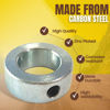 Picture of (4-Pack) 1” Bore Solid Steel Shaft Collars with Zinc Plated Coating - Durable Shaft Collars Suitable for Machinery and Industrial Use