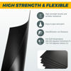Picture of 6 Pack Black Plastic Sheets 8x12x0.04 in Flexible High Tensile Plastic Sheets,Plastic Sheet Hard Plastic Sheet Black Plastic Panel for DIY Materials Handicrafts Home Decoration
