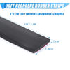 Picture of Adhesive Rubber Strips Neoprene Rubber Sheets, Rolls & Strips with Adhesive Backing Rubber Pads Self Stick Seal Rubber Gasket Adhesive Back for Matting Padding - 1" Wide x 1/8" Thick x 10' Long