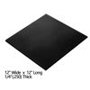 Picture of NABOWAN Solid Rubber Sheets,Strips,Rolls 1/4" (.250") Thick x 12" Wide x 12" Long Neoprene Rubber, Perfect for DIY Gasket Material, Sealing, Liner, Shield, Padding, Mat