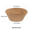 Picture of Bake Choice Non-stick 200pcs Standard Cupcake Liners for Baking, Natural, Food-grade Cupcake Wrapper, Greaseproof Parchment Muffin Liners