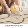 Picture of Silicone Bread Sling for Dutch Oven, 2 PCS Non-Stick & Easy Clean Reusable Silicone Bread Baking Mats with Long Handles, Easy to Transfer Sourdough Bread