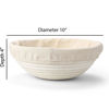 Picture of Saint Germain Bakery Premium Round Bread Banneton Basket with Liner - Perfect Brotform Proofing Basket for Making Beautiful Bread (10 inch)