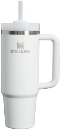 Picture of Stanley Quencher H2.0 Tumbler with Handle & Straw 30 oz | Twist On 3-Way Lid | Cupholder Compatible for Travel | Insulated Stainless Steel Cup | BPA-Free | Frost