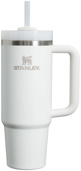 Picture of Stanley Quencher H2.0 Tumbler with Handle & Straw 30 oz | Twist On 3-Way Lid | Cupholder Compatible for Travel | Insulated Stainless Steel Cup | BPA-Free | Frost