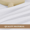 Picture of Fitable White Tablecloths for Rectangle Tables, 6 Pack - 70 x 120 Inches - Reusable and Washable Table Clothes for 6-8 Ft Tables, Polyester Fabric Table Covers for Wedding, Party, Banquet