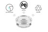 Picture of 4-Pack of Fermentation Glass Weights with Easy Grip Handle for Wide Mouth Mason Jars
