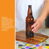 Picture of FastRack 24-Pack 12oz Amber Longneck Glass Beer Bottles