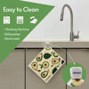 Picture of Eulnars Swedish Dishcloths for Kitchen, 8 Pack Reusable Paper Towels with Clips, Non-Scratch Swedish Kitchen Towels, Super Absorbent Cellulose Sponge Cloths, Biodegradable, Dishwasher Safe, No Odor